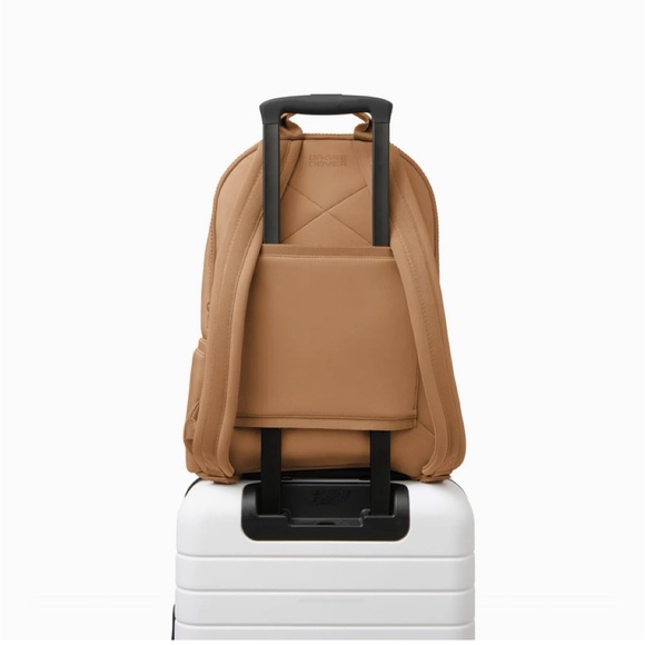 Dagne Dover Neoprene Backpack in color Camel - Picture 2 of 7